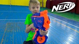 BROS SHOW vs NERF BROS SHOW. НЕРФ ЧЕЛЛЕНДЖ В СПОРТЗАЛЕ. NERF CHALLENGE.