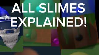 ALL SLIMES EXPLAINED! (Revenge of the slimes)