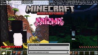 (MCPE V1.21.60.24 RAIDEN DEFERRED DTP) Prizma Shader using Raiden Defered can run smoothly at 60 FPS