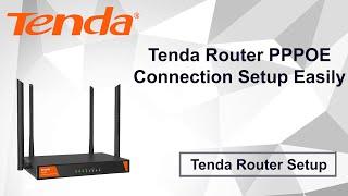 How To Configure Tenda Wifi Router With PPPOE Connection Setup Easily (MK TricK Pro)