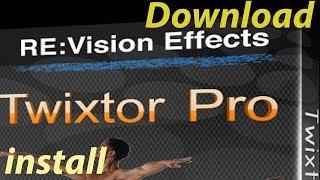 How to Download & Install Plugin RevisionFX Twixtor Pro 2018