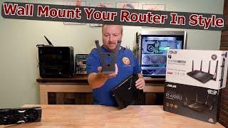 Wall mounting a wireless Router