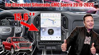 MASSIVE 15.6 inch Tesla style Carplay Radio for 2019-2023 Chevrolet Silverado/GMC Sierra