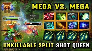 UNKILLABLE SPLIT SHOT QUEEN LATE GAME Medusa | Megacreep Vs. Megacreep | Intense Late Game Battle