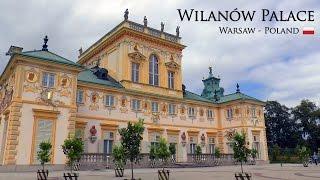 WILANÓW PALACE │ WARSAW - Full walking tour: outside and inside the palace. HD.