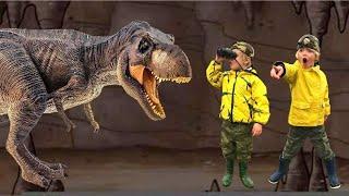 A Jurassic Adventure: A T-Rex Hunt! 