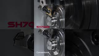 SH7025 - New insert grade for high surface quality! #cnc #machine #tools