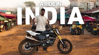 Singapore Biker Rides a Motorcycle In India's Bustling Traffic For The First Time!