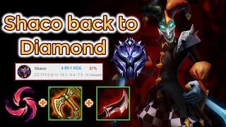 Shaco Jungle back to Diamond [League of Legends] Full Gameplay - Infernal Shaco