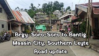 Brgy. Soro-Soro to Bantig, Maasin City, Southern Leyte | Road update 2022