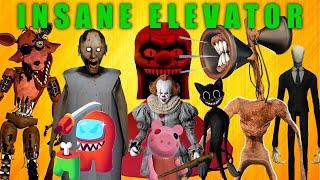 НИКОГДА НЕ ИГРАЙ НОЧЬЮ В БЕЗУМНЫЙ ЛИФТ ROBLOX Insane Elevator!