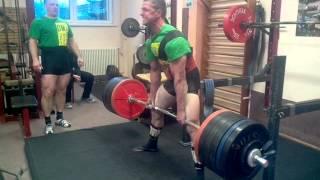 Hubert Wagner zieht 312,5 kg im Training