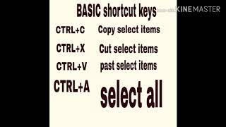 Basic computer shortcut keys