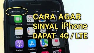 Cara Mengubah Jaringan iPhone Ke LTE