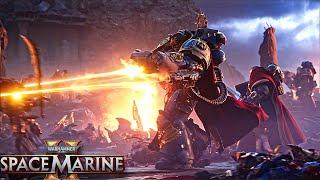 This is how LORD CALGAR makes his entrance - WARHAMMER 40K Space Marine 2