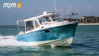 MJM Yachts 35 Available. This is the perfect couples cruiser has social spaces for all.