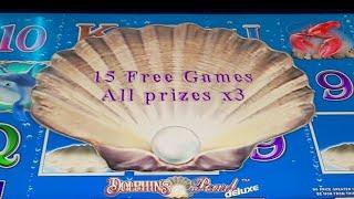 Casino slots, Dolphins Pearl, Lucky Lady Charm and a record hand pay!!