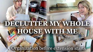 DECLUTTER & ORGANIZE MY WHOLE HOUSE WITH ME BEFORE EXTENSION WORKS START | ALINA GHOST