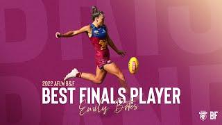 Best finals players: Emily Bates