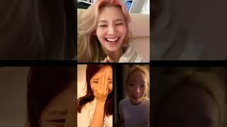 hyoyeon forgot it's an IG live  #snsd