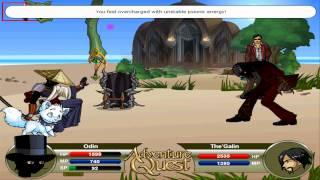 Adventure Quest - Killing Galin with 2 hits