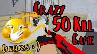 Crazy 50 Kill Game In Roblox Counter Blox