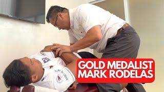 Mark Rodelas chiropractic adjustment wins 2023 SEA Games Gold Medalist (world record) | Doc Kim