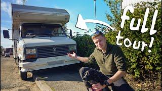 VAN TOUR of my 80's CAMPER RENOVATION Project!