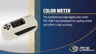 Product presentation Color Meter PCE-CSM 3 for quality control | PCE Instruments