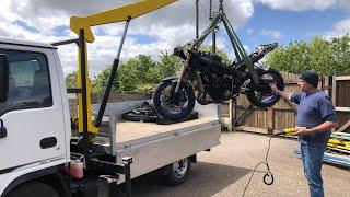 Suzuki GSXR Salvage Rebuilds UK project pt1