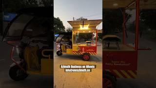 Snacks Cart for food business. Patty on wheels. Street food. Ecart, made in India. By Azimuth Team