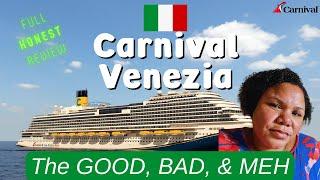 Carnival Venezia: My HONEST FULL Review- This ship is VERY different!