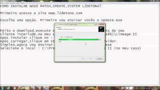 INSTALANDO PATCH,UPDATE,SYSTEM L2DETONA