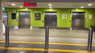 Schindler traction lift at Westfield Miranda