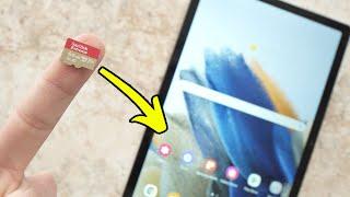 Samsung Galaxy Tab A8 (2022) : How to Insert SD Card