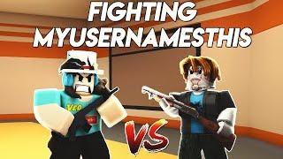 MYUSERNAMESTHIS vs VED_DEV! *1v1 CHALLENGE* (Roblox Jailbreak)