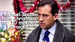 michael scott ruining christmas for 10 minutes straight | The Office US | Comedy Bites