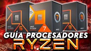 ¿Qué PROCESADOR COMPRAR en 2024? | Guía de PROCESADORES AMD RYZEN (Gamas, Generaciones, Rendimiento)