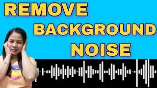 How to Remove Background Noise in your video|Xris Tutorials