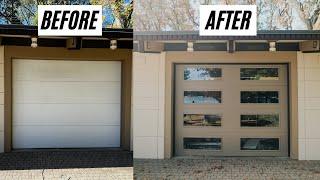 DIY Glass Garage Door Transformation