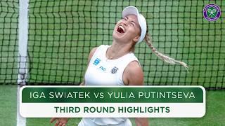 World No.1 KNOCKED OUT | Yulia Putintseva vs Iga Swiatek | Highlights | Wimbledon 2024