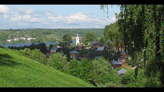 The city of Ples in the Ivanovo region of Russia,a place for the landscape artist Isaac Levitan