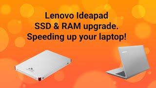 Lenovo Ideapad HDD to SSD upgrade