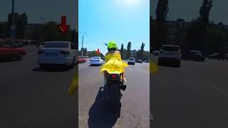 Когда девушка попросила ехать НЕ БЫСТРО.. Тем временем на дороге #reaction #мото #bikelover