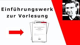 Einführungswerk zur Vorlesung: Inklusiv- und sonderpädagogische Pädagogik im Schwerpunkt Lernen