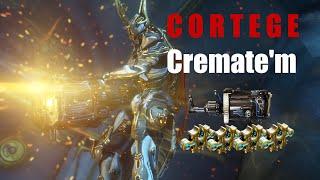 Cortege 3-Forma Build - The Cremator ( Warframe Gameplay )