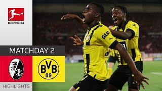 SC Freiburg - Borussia Dortmund 1-3 | Highlights | Matchday 2 – Bundesliga 2022/23