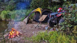 ATV Camping in Bear Country - Campfire Nachos in Dutch Oven