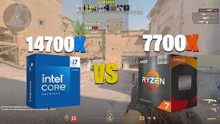 14700K VS 7700X - Counter Strike 2