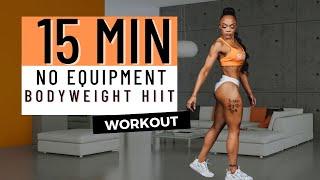 15 Min | No Equipment | Body Weight Only HIIT Workout // Reggie C Fitness